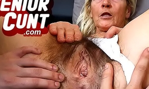 Old pussy in great POV details feat. Milf Greta