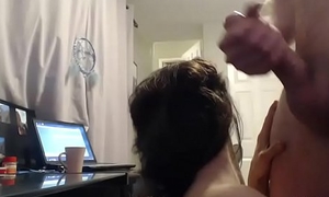 GF shows on webcam how she fucks BF