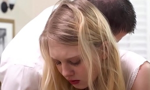 Blonde teen mormon jizzed